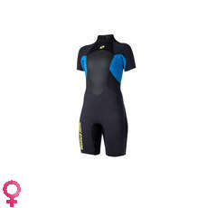 Combinaison Magique Marine Womens Ultimate 3 / 2Mm Back-Zip Shorty - Bleu Combinaison Magique Marine Womens Ultimate 3 / 2Mm Back-Zip Shorty - Bleu