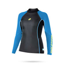 Magic Marine Womens Ultimate 3Mm Néoprène À Manches Longues Gilet - Bleu Magic Marine Womens Ultimate 3Mm Néoprène À Manches Longues Gilet - Bleu