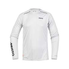 Manches Musto Evolution Dynamique À Long T-Shirt - Platinum Manches Musto Evolution Dynamique À Long T-Shirt - Platinum