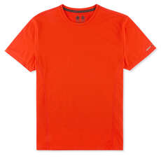 Musto Evolution Sunblock À Manches Courtes T-Shirt - Feu Orange Musto Evolution Sunblock À Manches Courtes T-Shirt - Feu Orange