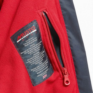 Musto Junior Snug Blouson Jacket - Navy / Rouge