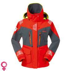 Veste Femmes Musto Br2 Offshore - Feu Orange / Gris Foncé