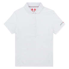 Musto Womens Evolution Sunblock À Manches Courtes Polo - Blanc Musto Womens Evolution Sunblock À Manches Courtes Polo - Blanc