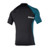 Mystic Crossfire Shortsleeve Rash Vest - Sarcelle