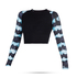 Mystic Womens Dazzled Manches Longues Croptop - Monnaie