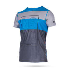 Mystic Kitesurf Drip Manches Courtes Quickdry Top - Bleu Mystic Kitesurf Drip Manches Courtes Quickdry Top - Bleu