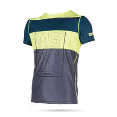 Mystic Kitesurf Drip Manches Courtes Quickdry Top - Lime Mystic Kitesurf Drip Manches Courtes Quickdry Top - Lime