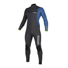 Combinaison Combinaison Mystic Majestic 5 / 3Mm Front-Zip - Gris Bleu Combinaison Combinaison Mystic Majestic 5 / 3Mm Front-Zip - Gris Bleu