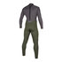 Combinaison Combinaison Mystic Star 5 / 3Mm À Zip Au Dos - Gris Vert