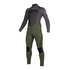 Combinaison Combinaison Mystic Star 5 / 3Mm À Zip Au Dos - Gris Vert