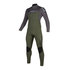 Combinaison Combinaison Mystic Star 5 / 3Mm Front-Zip - Gris Vert