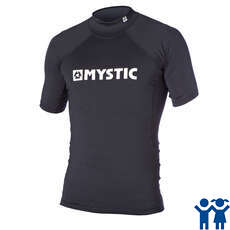 Mystic Étoile Junior Manches Courtes Rashvest - Noir