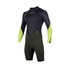 Mystic Star 3/2 B-Zip Flatlock Longarm Shorty Combinaison De Plongée - Armée