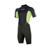 Mystic Star 3/2 Back-Zip Flatlock Shorty Wetsuit - Armée