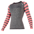 Mystic Femmes Dazzled Longsleeve Rash Vest - Corail