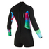 Mystic Womens Diva 3 / 2Mm Combinaison Shorty Bzip Longarm - Aurora