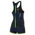 Mystic Womens Diva 3 / 2Mm Short Combinaison John - Bleu Marine / Vert Citron