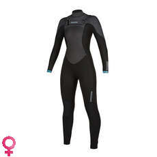 Combinaison Femme Mystic Gem Double 6/4 / 3Mm Fszip - Noir Combinaison Femme Mystic Gem Double 6/4 / 3Mm Fszip - Noir