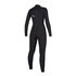 Combinaison Femme Mystic Star 3 / 2Mm À Zip Sur Le Dos Et À L'arrière - Noir