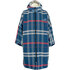 Poncho Imperméable Sola / Robe De Chambre À Langer - Carreaux Bleu Marine