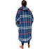 Poncho Imperméable Sola / Robe De Chambre À Langer - Carreaux Bleu Marine
