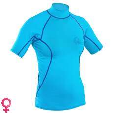 Palm Malalu Femmes Manches Courtes - Aqua