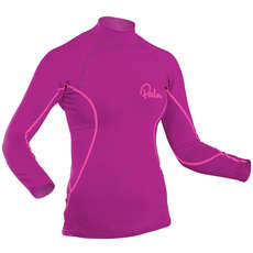 Palm Rash Guard À Manches Longues Pour Femmes - Prune Palm Rash Guard À Manches Longues Pour Femmes - Prune