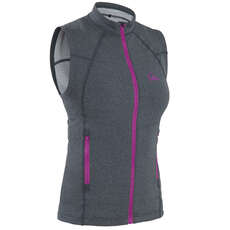 Gilet Thermique En Molleton Tsangpo De Palm Pour Femme - Gris Jet Gilet Thermique En Molleton Tsangpo De Palm Pour Femme - Gris Jet