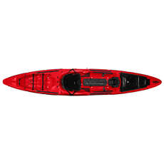 Wilderness Systems Thresher 140 Kayak Avec Rudder 2,015 - Rouge