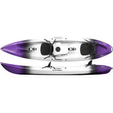 Perception Scooter Gemini Tandem Sit On Top Kayak - Violet / Haze