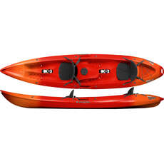 Perception Scooter Gemini Tandem Sit On Top Kayak - Rouge / Orange