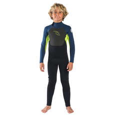 Combinaison Rip Curl Junior Omega 5/3 Mm À Glissière Dorsale - Lime Combinaison Rip Curl Junior Omega 5/3 Mm À Glissière Dorsale - Lime