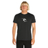 T-Shirt À Manches Courtes Rip Curl Icon Rash Guard Uv - Noir