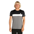 T-Shirt Uv À Panneaux Sous-Jacents À Manches Courtes Rip Curl - Noir / Gris