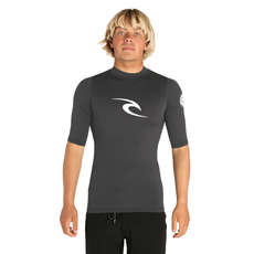 T-Shirt Uv Surf À Manches Courtes Rip Curl - Gris Foncé T-Shirt Uv Surf À Manches Courtes Rip Curl - Gris Foncé