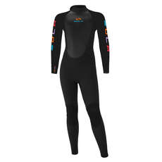 Combinaison Sola Kids Pheonix 4/3Mm Back Zip  - Noir A1509