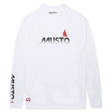 Musto Insignia Uv À Séchage Rapide Rash Guard - Blanc Musto Insignia Uv À Séchage Rapide Rash Guard - Blanc