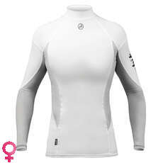 Zhik Femmes Manches Longues Spandex Top - Blanc Zhik Femmes Manches Longues Spandex Top - Blanc