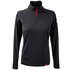T-Shirt À Manches Longues À Manches Longues Et À Encolure En V Tec Gill Pour Femmes, Couleur Anthracite