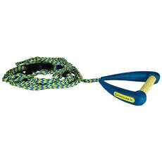 Corde De Surf Hyperlite Pro 25 Pieds Avec Poignée - Bleu/jaune