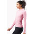 Zhik Femmes Eco Spandex Rash Guard Manches Longues - Rose Dtp-0063
