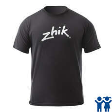Zhik Juniors Classic Tee-Shirt En Poly-Coton À Logo Zhik - Charcoal