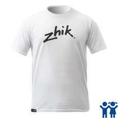 Zhik Juniors Classic Tee-Shirt En Poly-Coton À Logo Zhik - Blanc
