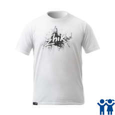 Zhik Juniors Tee-Shirt En Coton Et Coton Zhik Splash - Blanc