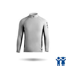 Zhik Enfants Manches Longues Spandex Rash Vest / Garde - Ash Zhik Enfants Manches Longues Spandex Rash Vest / Garde - Ash