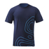 Tee-Shirt En Coton Et Coton Zhik Ocean Ripple - Bleu