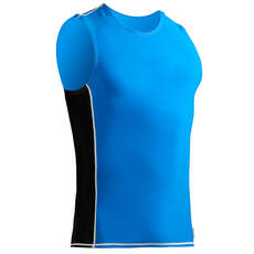 Zhik Spandex Rash Vest / Garde - Cyan / Noir Zhik Spandex Rash Vest / Garde - Cyan / Noir
