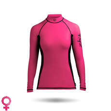 Zhik Femmes Manches Longues Spandex Rash Vest / Garde - Rose Zhik Femmes Manches Longues Spandex Rash Vest / Garde - Rose