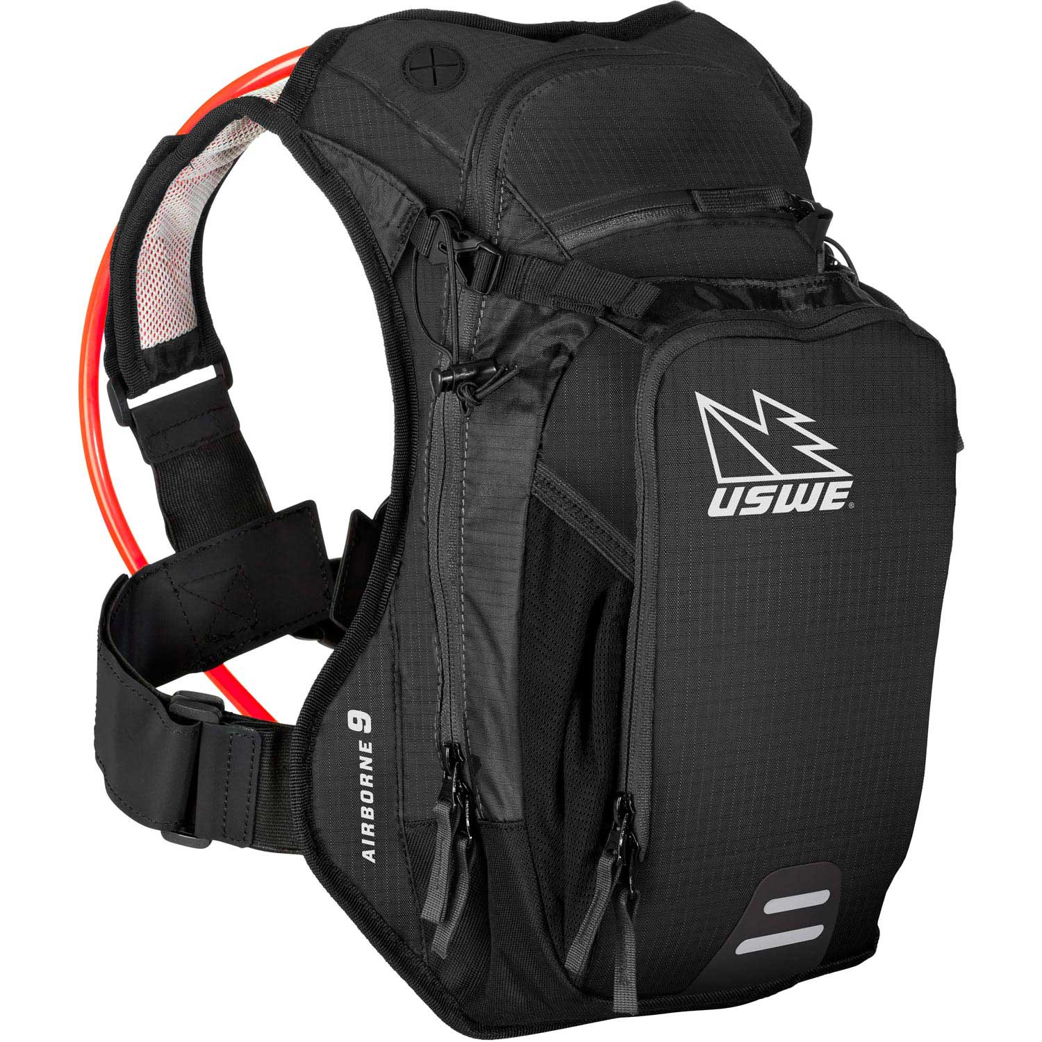 Pack D'hydratation Uswe Airborne-9 Avec Vessie Elite - Noir