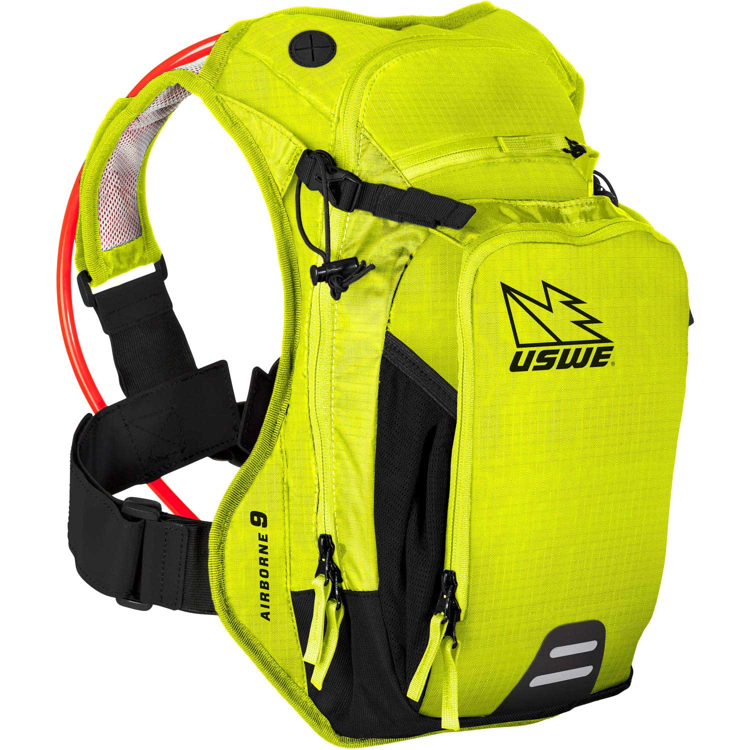 Pack D'hydratation Uswe Airborne-9 Avec Vessie Elite - Jaune